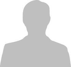 Silhouette of a male headshot